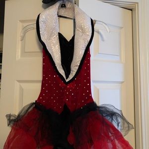 Red, Black Costume